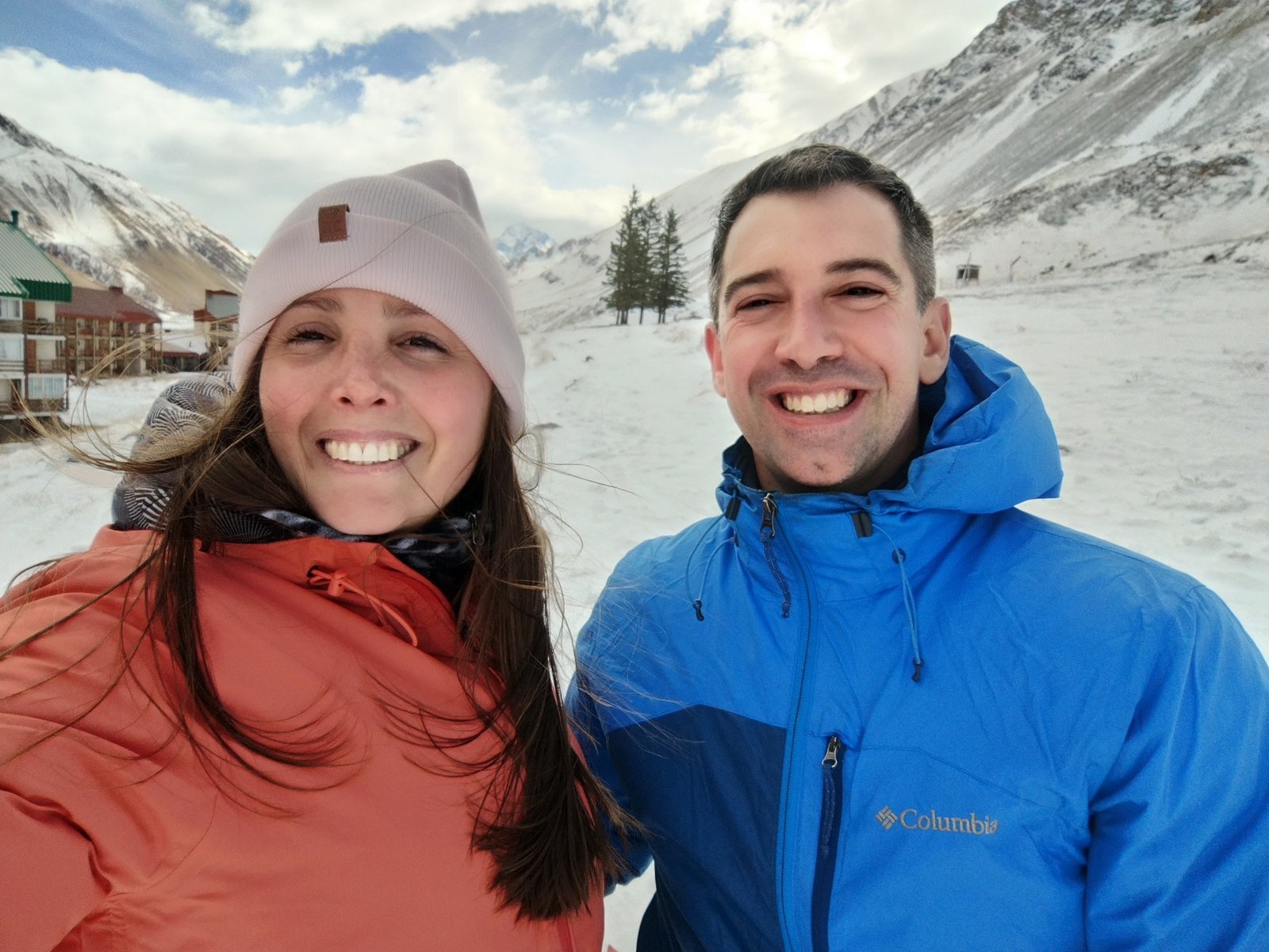 Nieve en la montaña